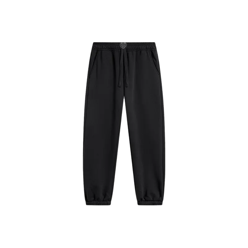 LiNing x YINGXIONGLIANMENGPOLUO,LIANMINGKUAN Sports Life Collection Knitted Sweatpants Women's Black-0