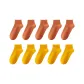 10 Pack (5 in Show Red+5 in Ginger Yellow)