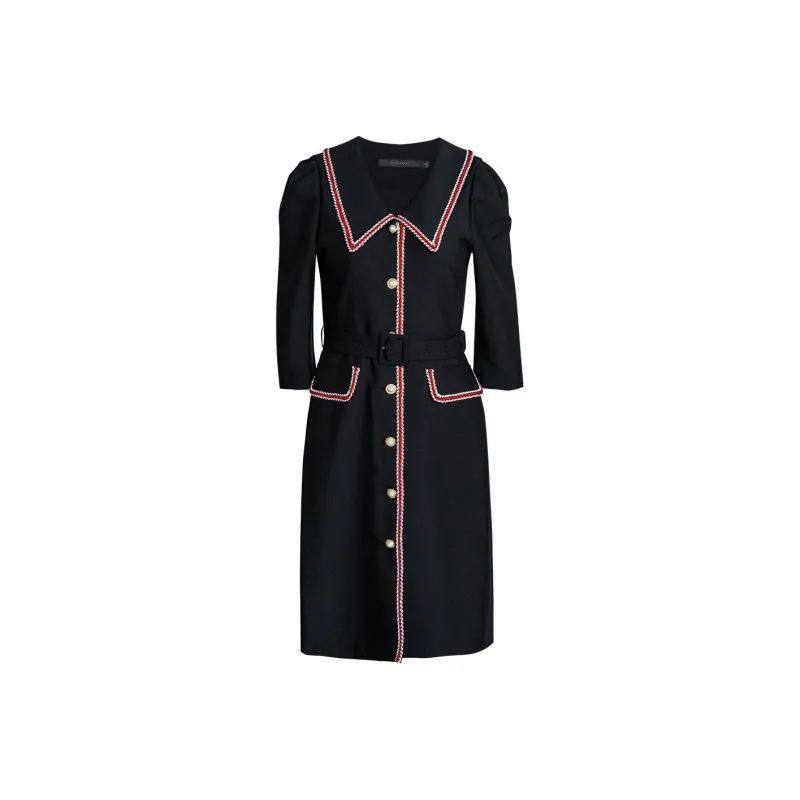 ROEYSHOUSE Long Sleeved Dresses Women's Black-0
