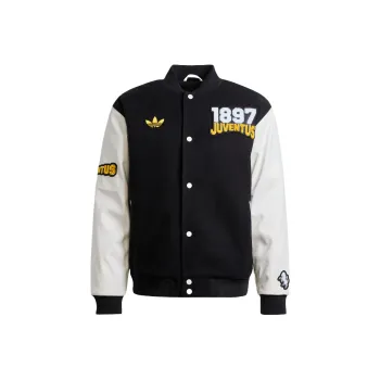 Adidas VRCT JUVE JKT UNITEFIT Puffer Jacket Women's Black/White/Bright Gold