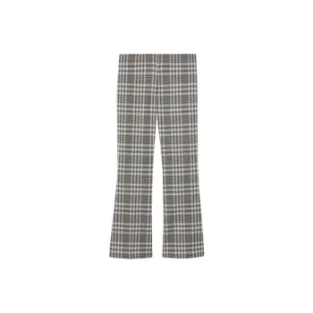 THEORY Suit Trousers Women's Plaid Gray