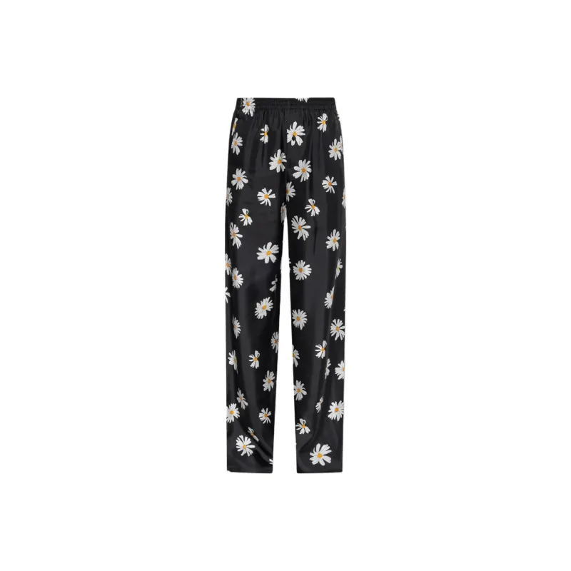 MOSCHINO Daisy Printed Twill Trousers-0