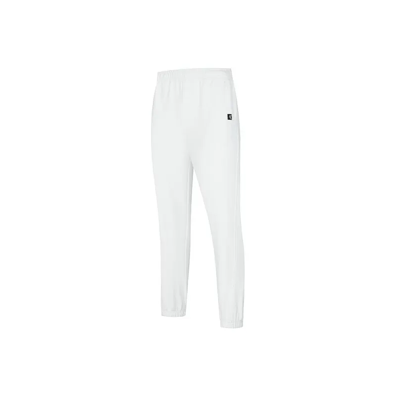 QIAODAN Knitted Sweatpants Women's Jordan White-0