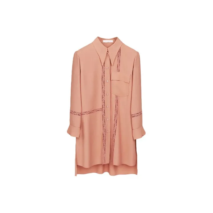 Chloé Long-Sleeved Dresses Women's Orange-0