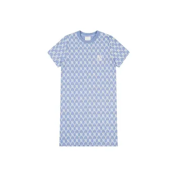 MLB Short Sleeved Dresses Women's Sky Blue