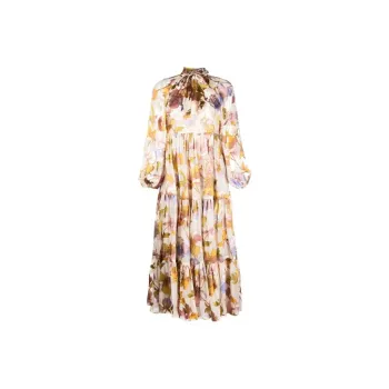 Zimmermann Long-Sleeved Dresses Women's Beige
