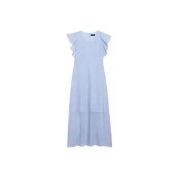 THEORY Short-Sleeved Dresses Women's Blue
