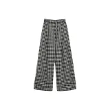 Mini Black White Plaid