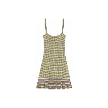 Sandro Sleeveless Dresses Women's Green