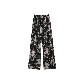 0571 Family Casual Pants Women's Black