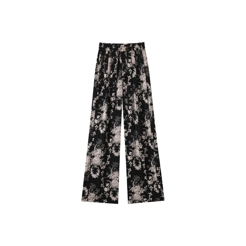 0571 Family Casual Pants Women's Black-0