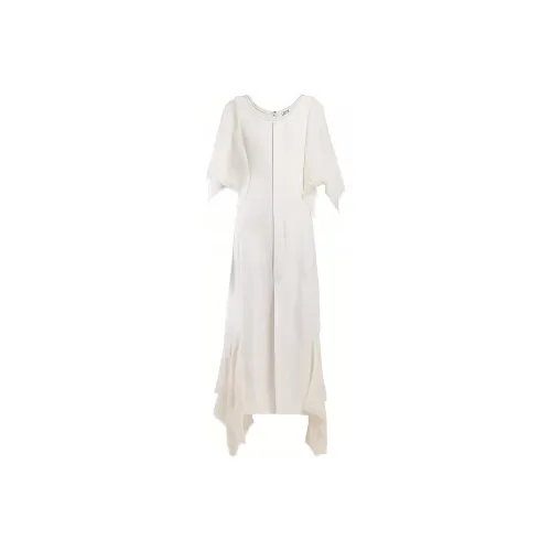 LOEWE Short Sleeved Dresses Women's White