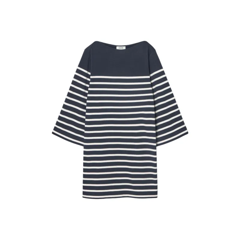 COS Long Sleeved Dresses Women's Navy Blue-0