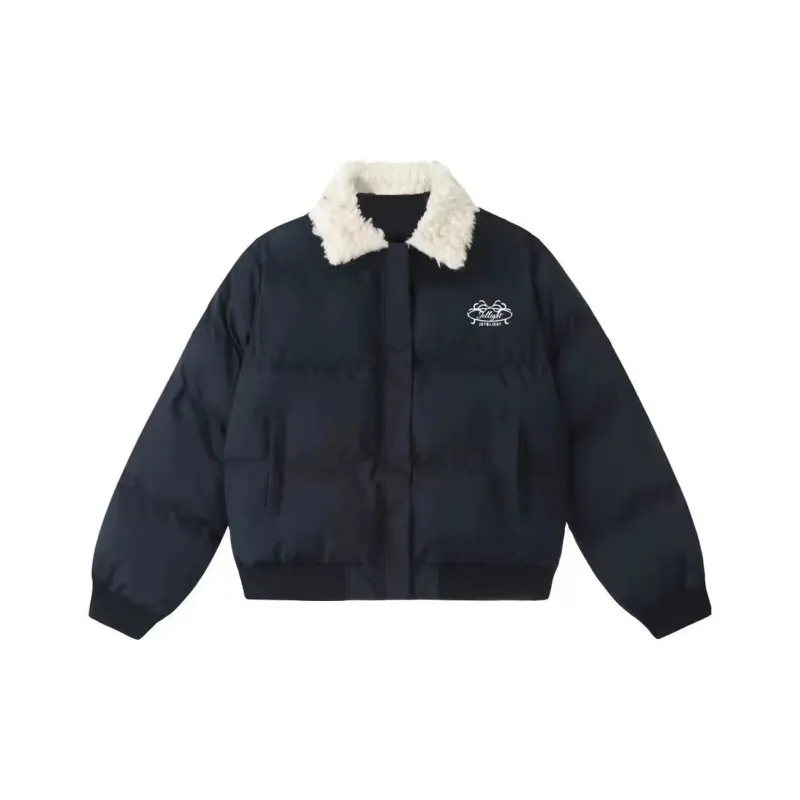 KENLY Puffer Jacket Unisex Navy Blue-0