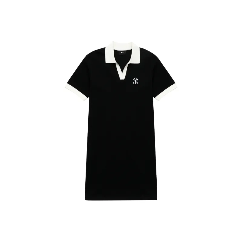 MLB Short Sleeved Dresses Women's Black-0
