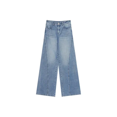 ELF SACK Jeans Women's Deep Sea Blue