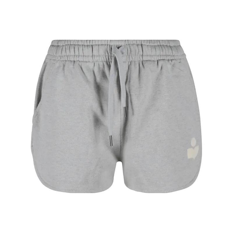 ISABEL MARANT Logo Printed Drawstring Track Shorts-0