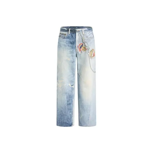 Ed Hardy SS25 Jeans Men's Indigo
