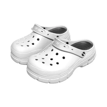 Warrior Clogs Women's Summer 2025 Platform Slip Resistant Closed Toe Slippers Outerwear Beach Shoes