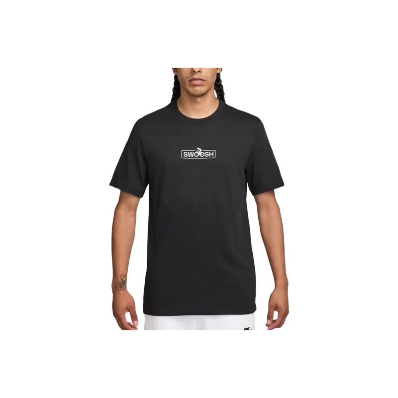 Nike Swoosh SS25 T Shirt Men's Black-1