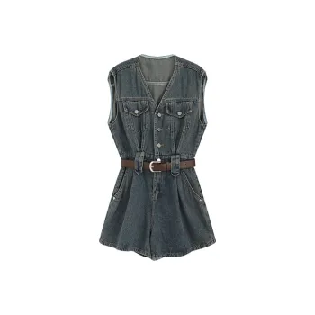 MINCOCROSEPEPPAR Jumpsuits Women's Blue