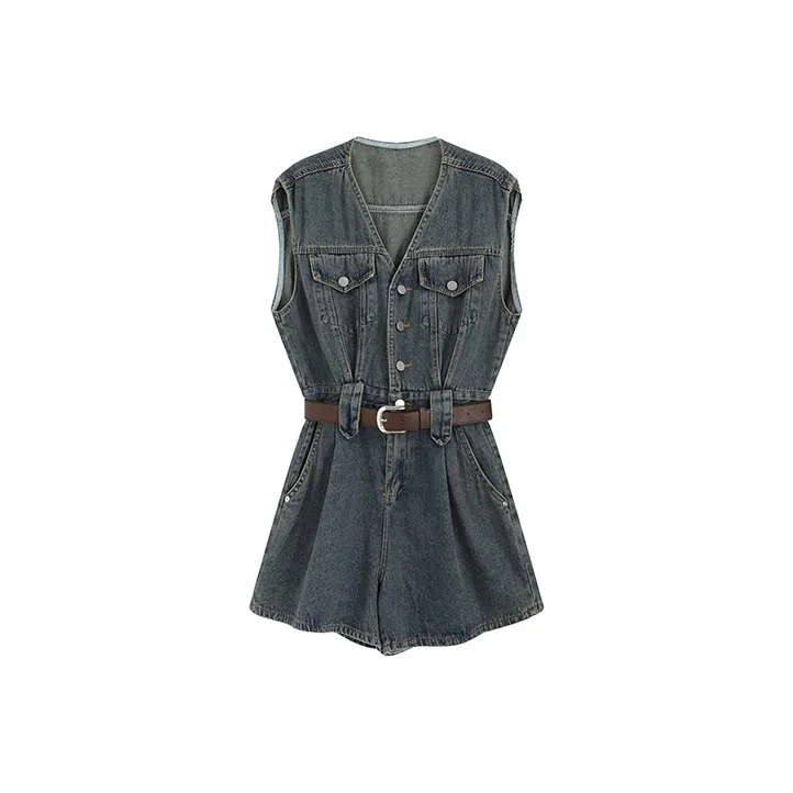 MINCOCROSEPEPPAR Jumpsuits Women's Blue-0