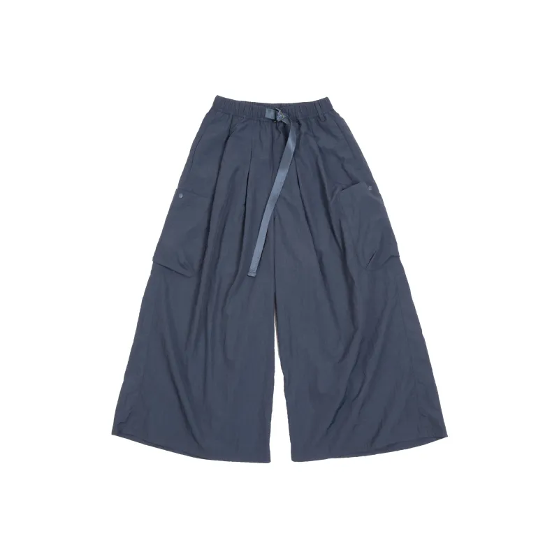 MADEN Casual Pants Women's Navy Blue-0