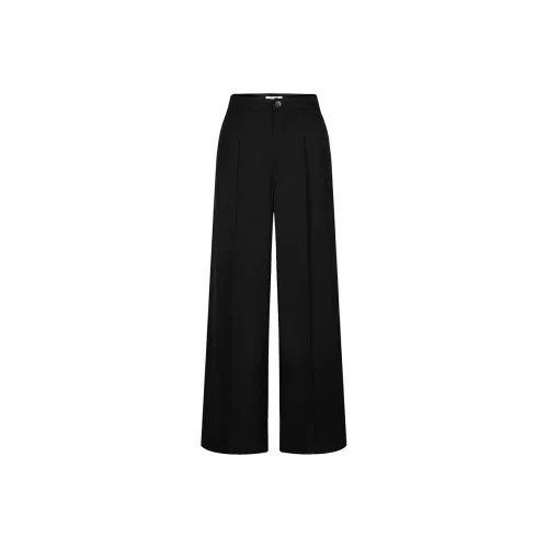 JZ. ANNAKRO Casual Pants Women's Plain Black