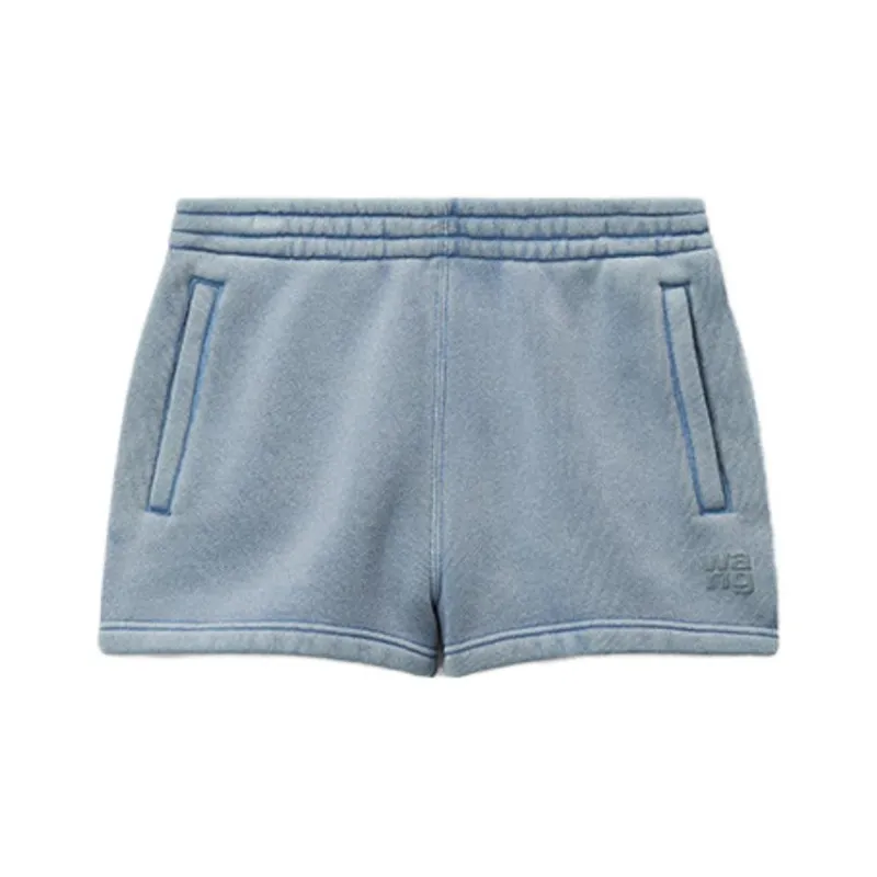 Alexander Wang Logo print Mini Shorts-0