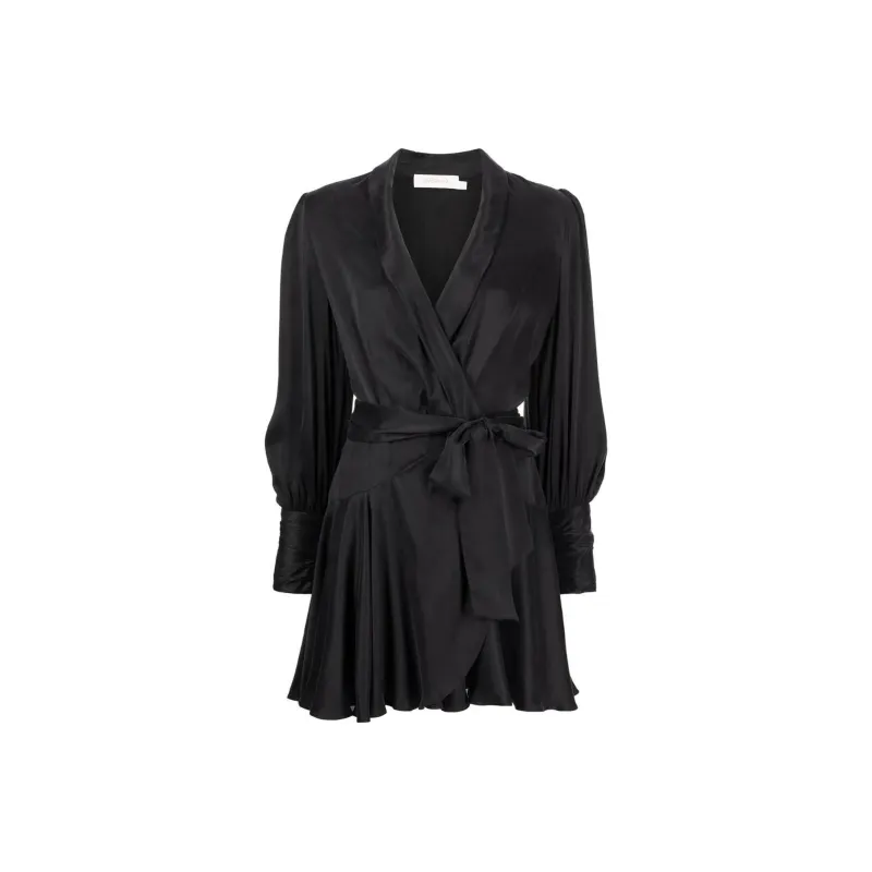 Zimmermann Long-Sleeved Dresses Women's Black-0