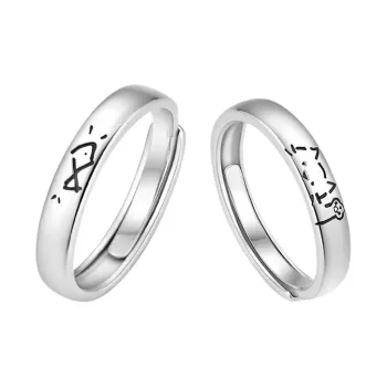 QUIET LOVE Sterling Silver Rings Unisex