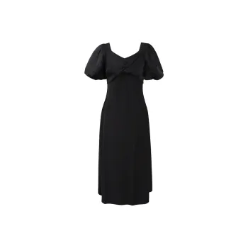 THE SEA LIFE Short Sleeved Dress Women's Black Mage