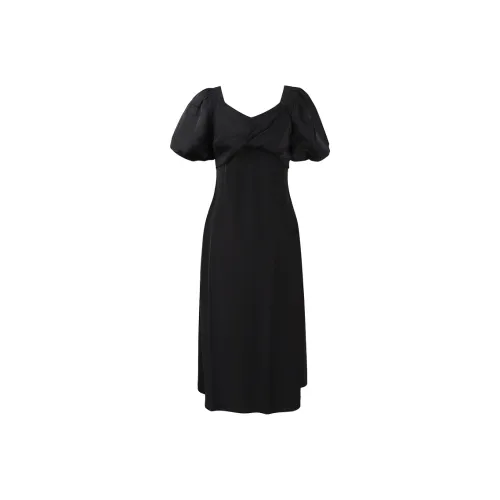 THE SEA LIFE Short Sleeved Dress Women's Black Mage