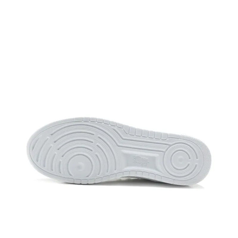 QIAODAN Slip Resistant Cushioning Lightweight Low Top Skateboard Shoes Men's Jordan White Gray Silver-5