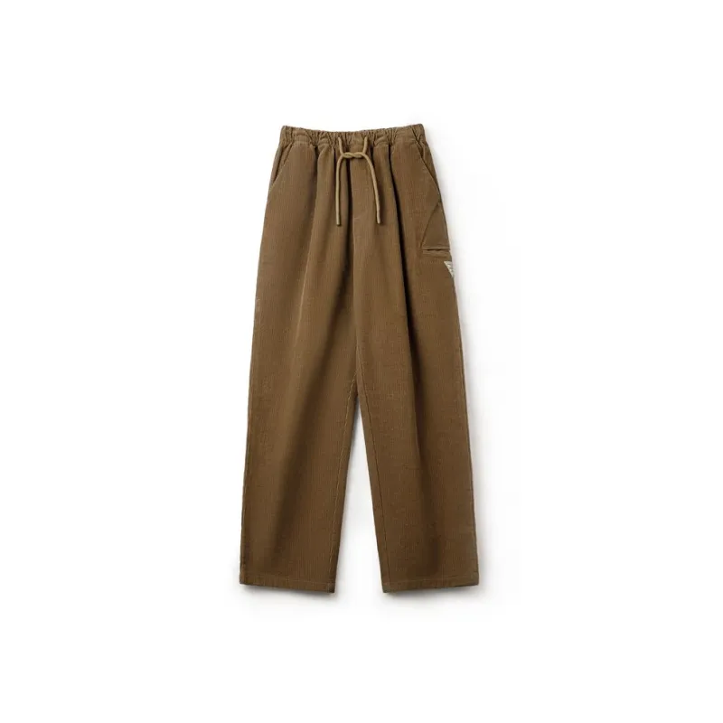 MADEN Casual Pants Women's Khaki-0