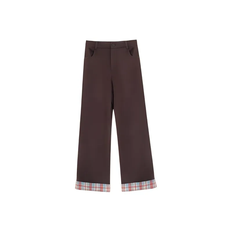 DREAM SEVEN 77 Casual Pants Women's Brown-0