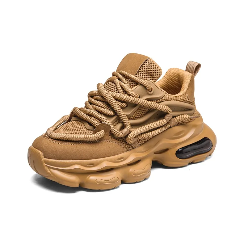 OFFER AITR Cushioning Slip Resistant Height Increasing Low Top Chunky Sneakers Men's-8