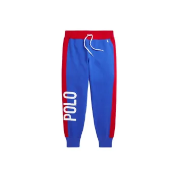 Polo Ralph Lauren SS24 Knitted Sports Pants Women's Blue