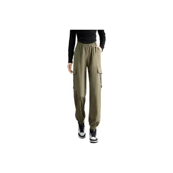 Still Quiet Cargo Pants Women's Army Green