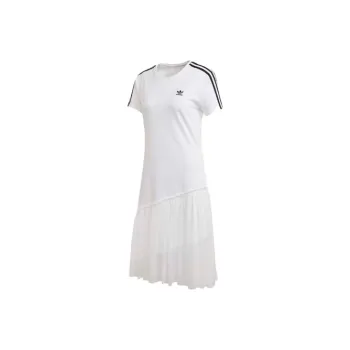 Adidas Originals Short Sleeved Dress Women's White