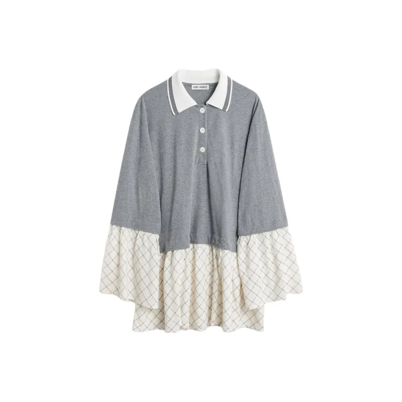 OUR LEGACY SS24 Long Sleeved Dresses Women's Gray-0