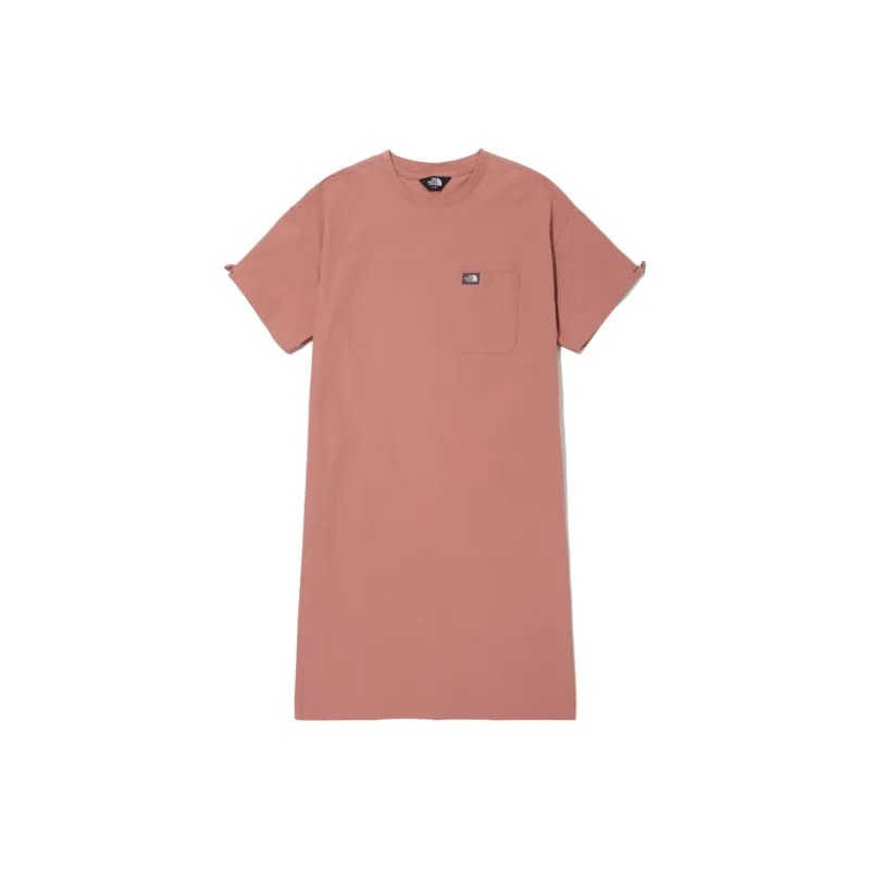 THE NORTH FACE Short Sleeved Dresses Women's Pink-0