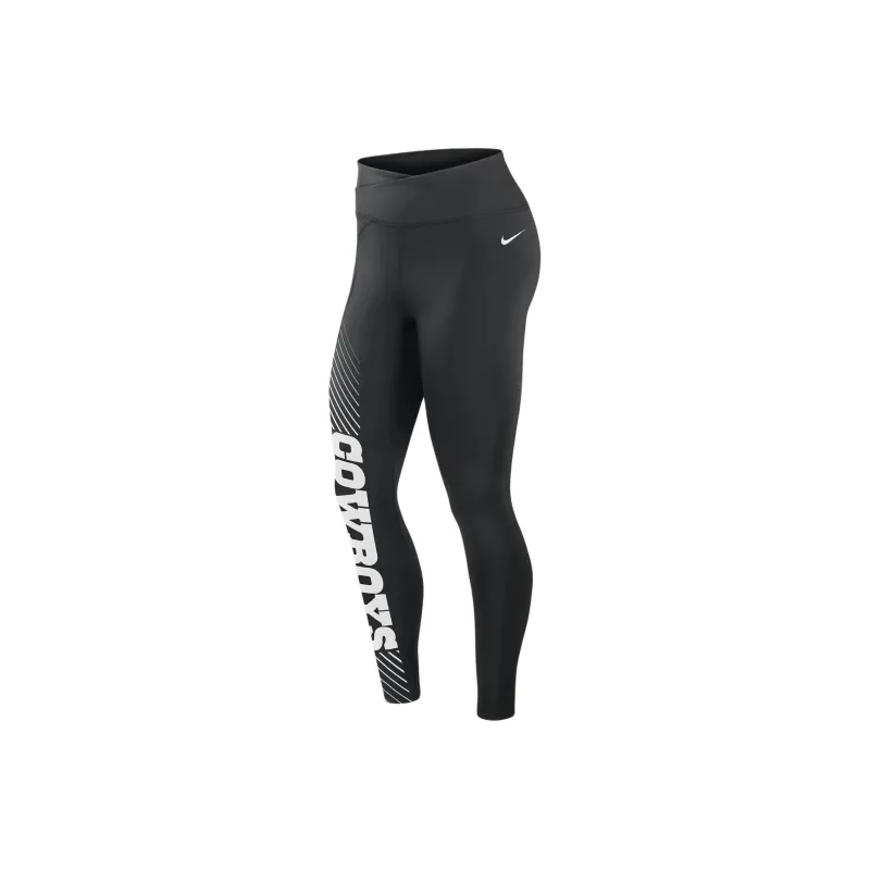 Nike Dri-FIT Yard Line NFL Dallas Cowboys Leggings Women's Black-0