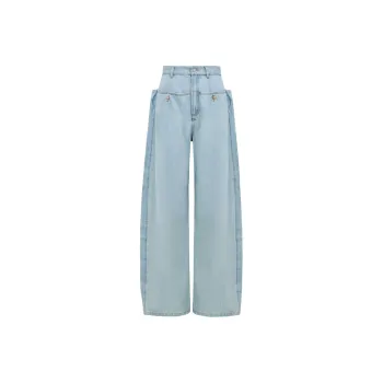 Lost In Echo Jeans Women's Washed Light Blue