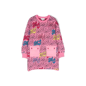 MARC JACOBS Logo-intarsia Knitted Dress