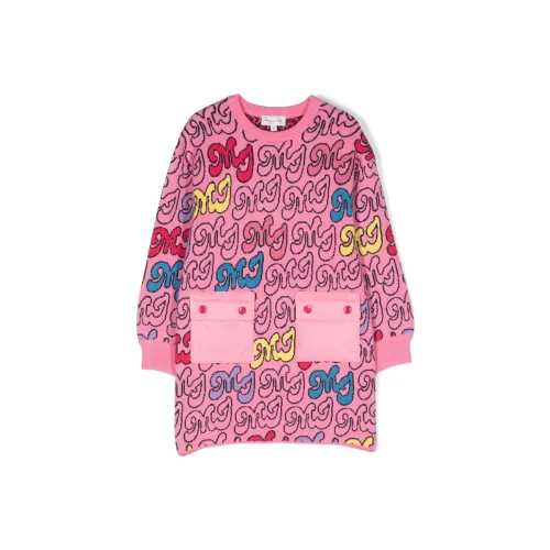 MARC JACOBS Logo-intarsia Knitted Dress