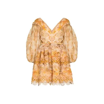 Zimmermann Tempo Puff sleeve Dress