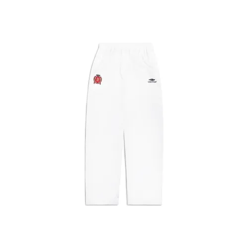 Balenciaga Knitted Sweatpants Regular Fit Women's White