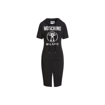 MOSCHINO Short-Sleeved Dresses Women's Black