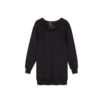 VERSACE JEANS COUTURE Buckled Long Sleeved Dress